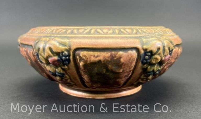 Roseville Pottery "Florentine" Bowl, 7.5"w image
