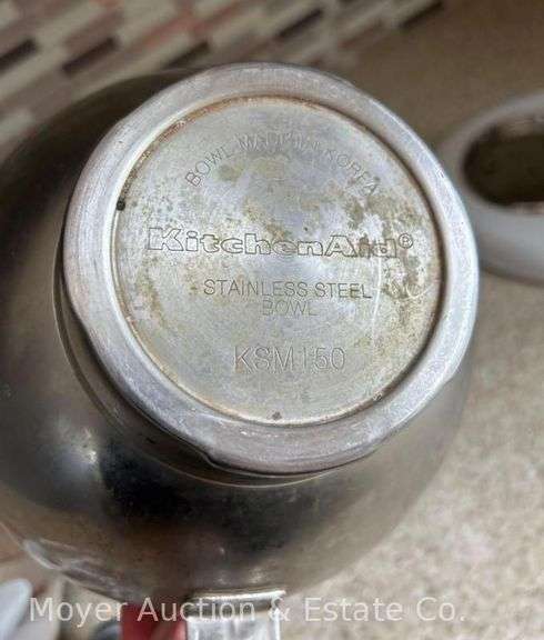Kitchen Aid Artisan Stand Mixer, with Ice Cream Attachment