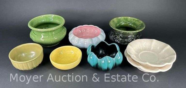 Group of Asst. Pottery Planters, 5.5"-8"w image