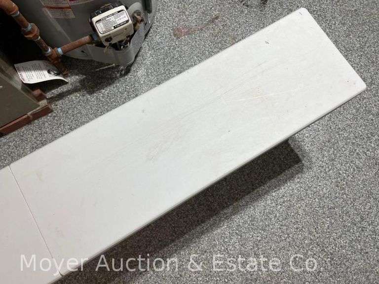 Plastic Folding Bench, 72"w