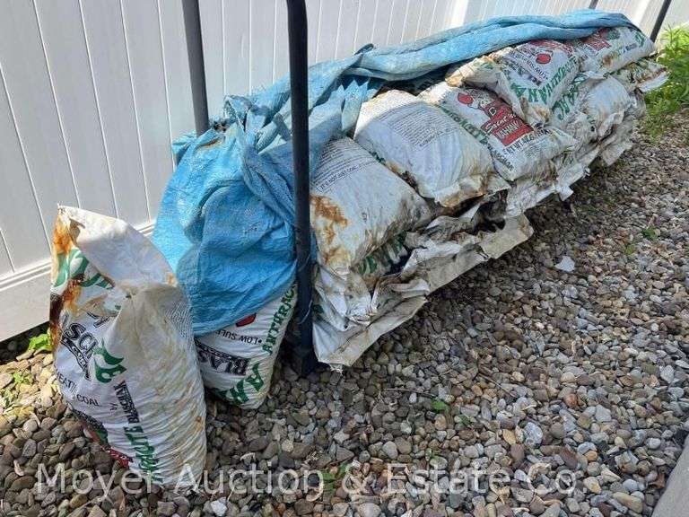 (25) Bags of Black Shack Coal Anthracite, Lump, 40lb Bags