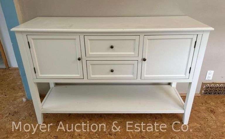 White Buffet, 56"x18"x36"h