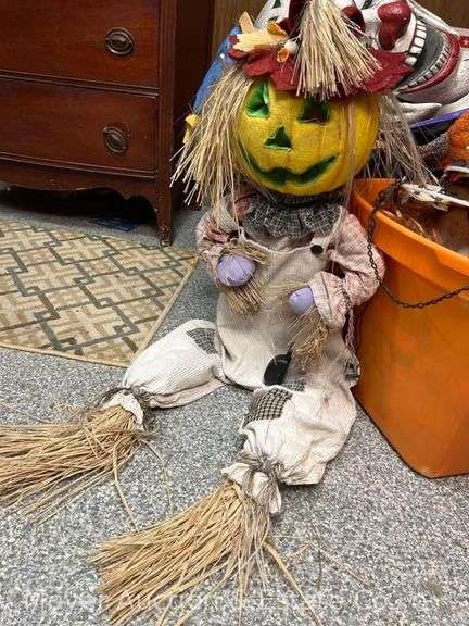 Group of Halloween and Fall Decor