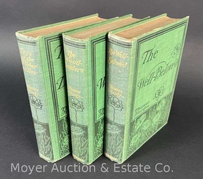 (3) Thomas Hardy Books, Cir. 1890's