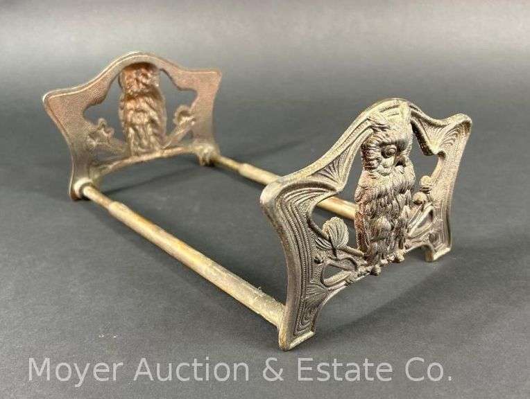 Cast Iron "Owl" Book Rack, 9"w image