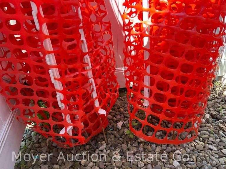 (2) Rolls of Snow Fencing, 45”h