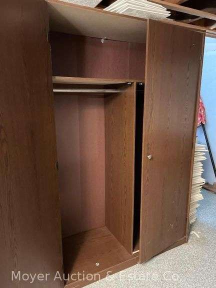 2 Door Photo Finish Wardrobe, 48"x20"x72"h