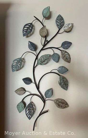 (4) Pieces of Metal Wall Art, 28"-36"h