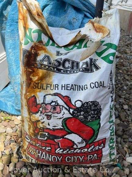 (25) Bags of Black Shack Coal Anthracite, Lump, 40lb Bags