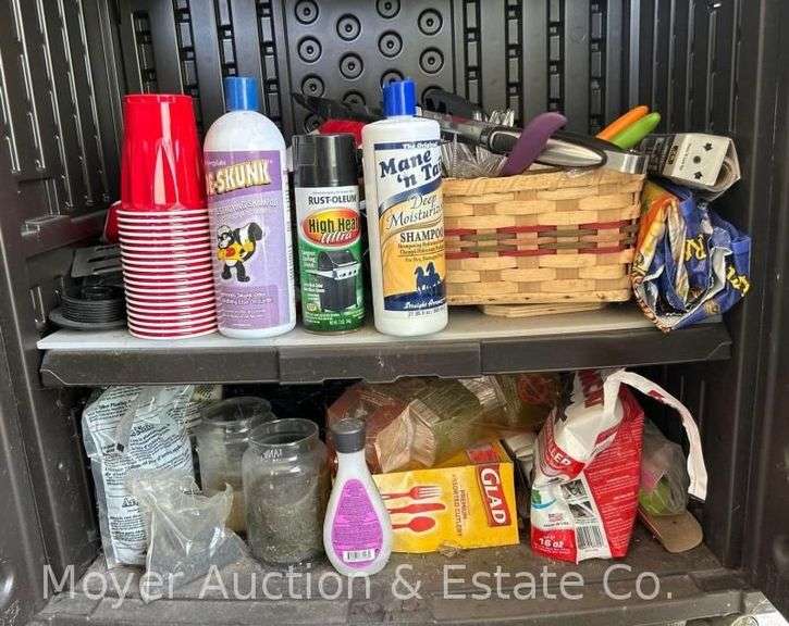 Suncast Outdoor Kitchen Stand with Contents, 31"w