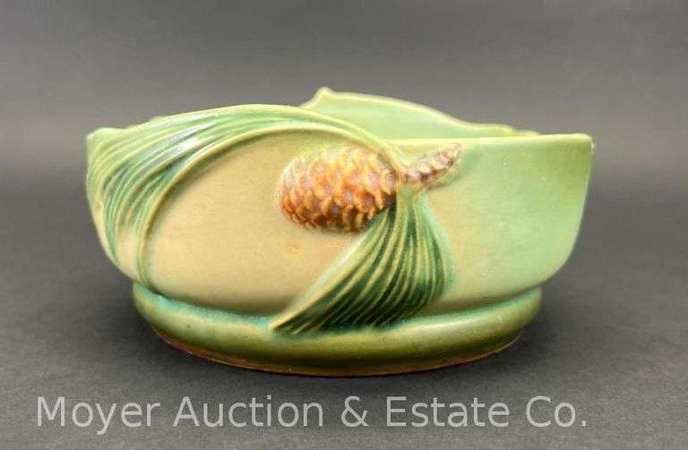 Roseville Pottery "Pine Cone" Bowl, No. 426-6", 7"w image