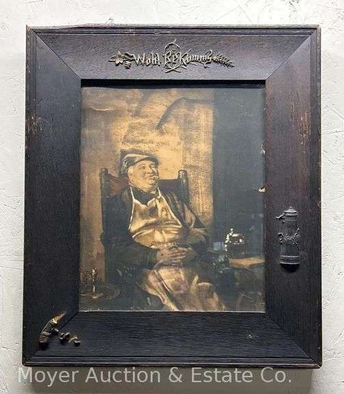 Antique Charcoal/Pastel of Man, See Photos of Handwritten Note, Framed, 22" x 19" Overall image