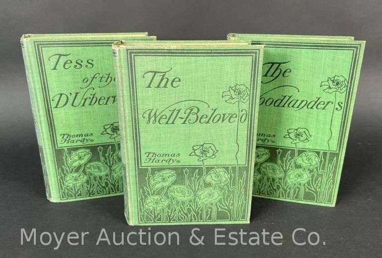 (3) Thomas Hardy Books, Cir. 1890's