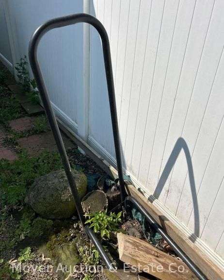 Landmann Firewood Rack, Metal, with Firewood, 8 Feet Wide