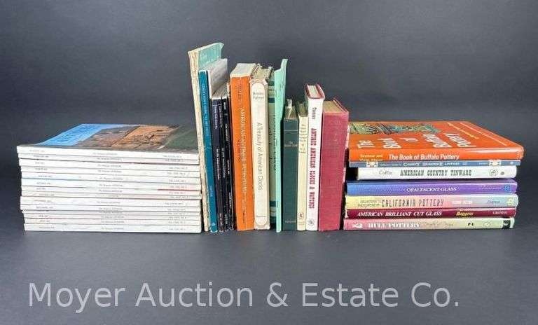 Group of Antique and Related Reference Books and Magazines image