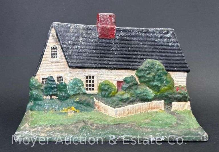 Cast Iron Cottage Doorstop, 5.5"h image