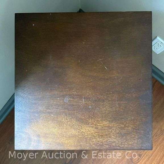 3 Tier End Table, 15"x15"x24"h