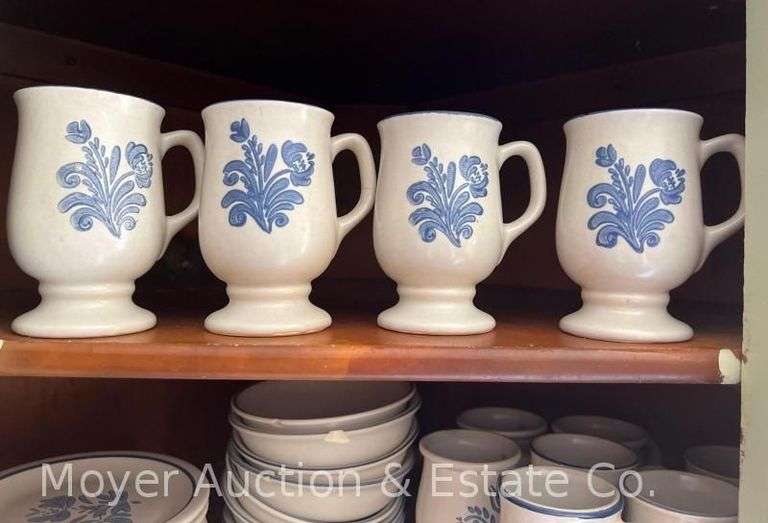 (54) Pieces of Pfaltzgraff  "Yorktowne" Dinnerware