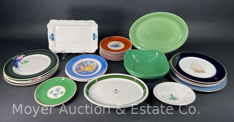 (25) Pieces of Asst. Syracuse China Plates and Serving Dishes image
