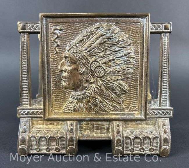 Indian Cheif Letter Holder, 6.5"w image
