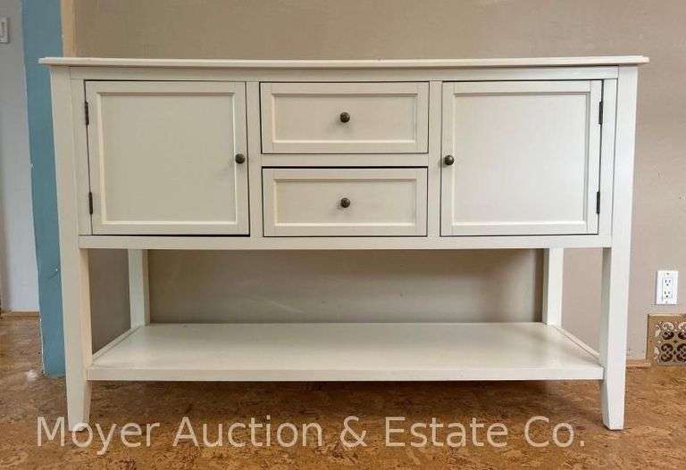White Buffet, 56"x18"x36"h