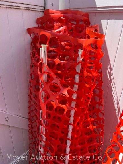 (2) Rolls of Snow Fencing, 45”h