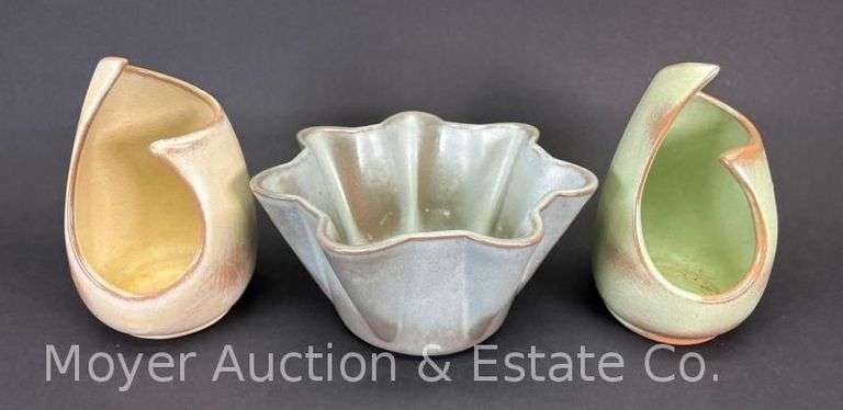 (3) Pieces of Frankoma Pottery, 3.5"-6.5"h image