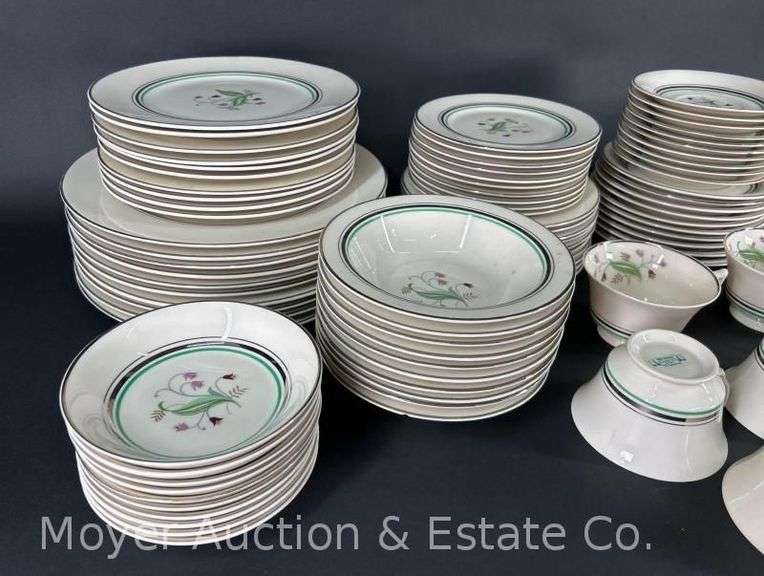 (100) Piece "Corobel" Syracuse China Set, Service for 10 image