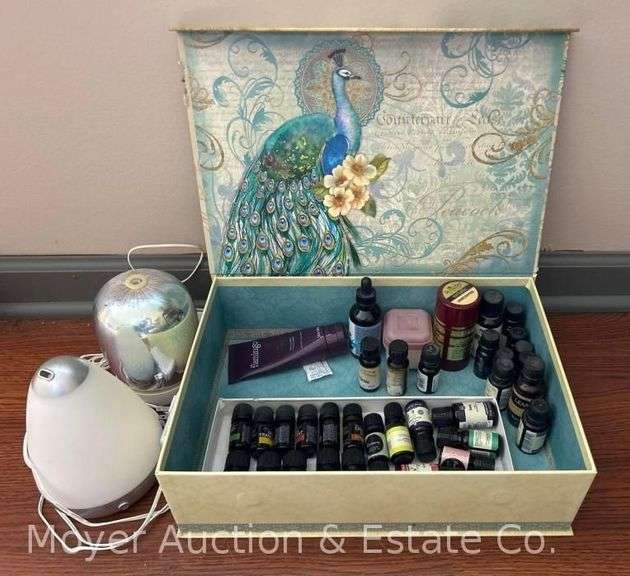 Group of Essential Oils and Diffusers
