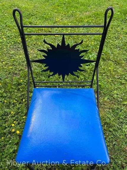 Teena Originals 'Sunburst' Chair, Vintage, Metal Frame