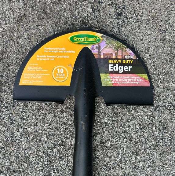 (2) New Edgers, Post Hole Digger and Work Light
