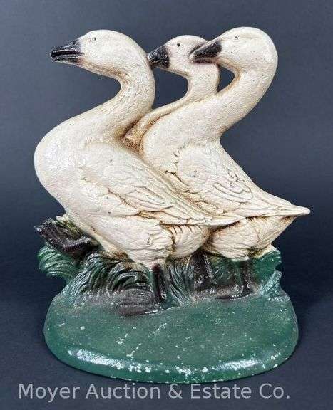 Cast Iron Goose Doorstop, 8"h image