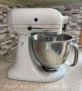 Kitchen Aid Artisan Stand Mixer, with Ice Cream Attachment