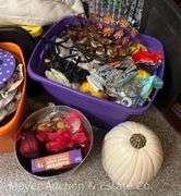 Group of Halloween and Fall Decor