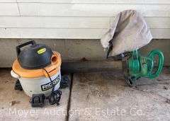 Rigid Shop Vac and e-Max Blower/Vac