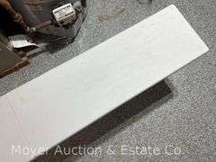 Plastic Folding Bench, 72"w