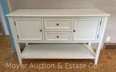 White Buffet, 56"x18"x36"h