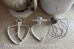 Kitchen Aid Artisan Stand Mixer, with Ice Cream Attachment