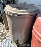 Poly Rain Barrel, 34"h
