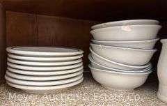 (54) Pieces of Pfaltzgraff  "Yorktowne" Dinnerware