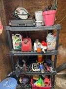Contents of Shed, Gardening Supplies, Household, Hand Tools, Hoses, Etc.