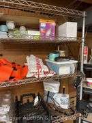 Metro Style Rolling Rack Shelving, 48"x18"x75"h