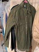 Group of Ladies Coats, Scarves, Etc., Most Size Large