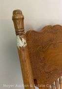 Pressed Back Captains Dining Chair