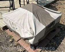 Fire Pit with Cover, 34"w