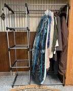 Clothes Rack with Shelves, 46"x19"x68"h