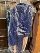 Group of Ladies Coats, Scarves, Etc., Most Size Large