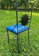 Teena Originals 'Sunburst' Chair, Vintage, Metal Frame