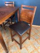(5) Piece Bar Height Dining Set, 24" Seats Height, 42" Square Tabletop