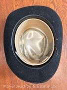 Black Felt Top Hat and Bowties